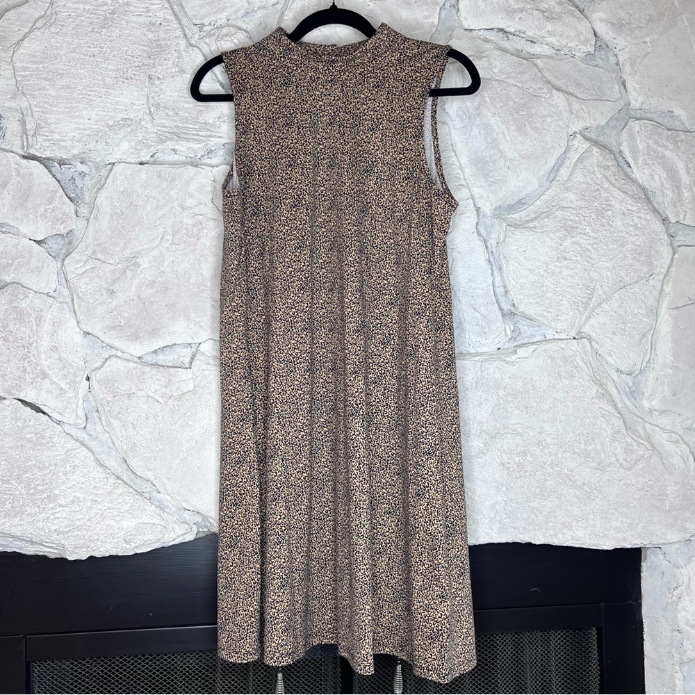 Maurice’s | Women’s Leopard Print Sleeveless Shift Dress with Stretch, Size M